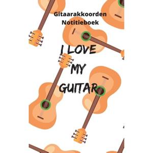 Pumbo.Nl B.V. Gitaarakkoorden Notitieboek - I Love My Guitar - Allets Comfort
