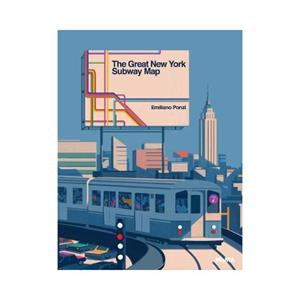 T&H Distr. Great New York Subway Map - Emiliano Ponzi