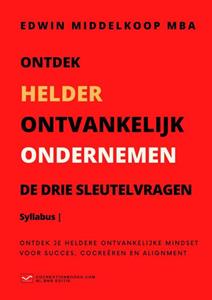 Mba Edwin Middelkoop Ontdek Helder Ontvankelijk Ondernemen -   (ISBN: 9789464802436)