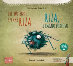 Hueber Die wütende Spinne Riza. Deutsch-Italienisch