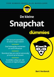 Bert Verdonck De kleine Snapchat voor Dummies -   (ISBN: 9789045357133)