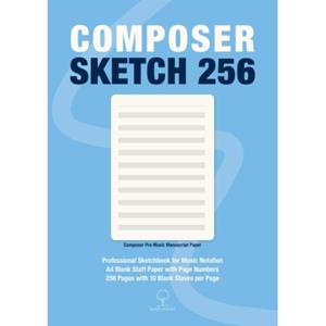 Elmtree And Waters Publishing Composer Sketch 256 - Composer Pro Premium Muziekpapier - Sophia Martins