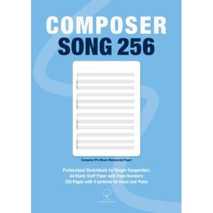Elmtree And Waters Publishing Composer Song 256 - Composer Pro Premium Muziekpapier - Sophia Martins