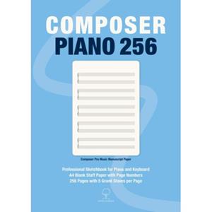 Elmtree And Waters Publishing Composer Piano 256 - Composer Pro Premium Muziekpapier - Sophia Martins