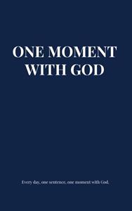 Boeken En Cadeaus One moment with God - Christian prayer writing book for men, woman, young adults -   (ISBN: 9789464923827)