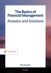 Olaf Leppink, Rien Brouwers, Wim Koetzier The Basics of Financial Management Answers and Solutions -   (ISBN: 9789001035389)