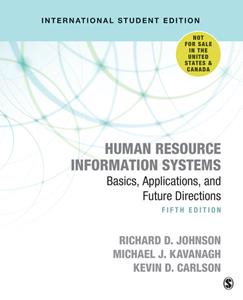 Sage Publications Inc Human Resource Information Systems - International Student Edition -   (ISBN: 9781071808443)