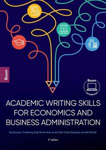 Bas Karreman Academic Writing Skills for Economics and Business Administration -   (ISBN: 9789024435364)