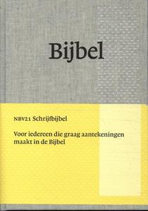 NBG Bijbel NBV21 Schrijfbijbel -   (ISBN: 9789089124302)