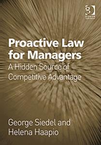 George J Siedel Proactive Law for Managers -   (ISBN: 9781409401001)