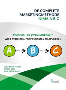 Irene Grotendorst De complete marketingmethode NIMA A-B-C -   (ISBN: 9789055163540)