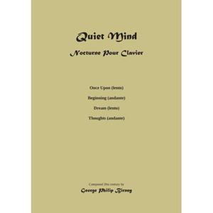 Pumbo.Nl B.V. Quiet Mind Nocturnina Pour Clavier - George Philip Birney