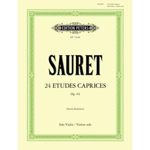 Van Ditmar Boekenimport B.V. 24 Etudes Caprices Op. 64 For Solo Violin - Sauret, Émile