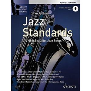 Van Ditmar Boekenimport B.V. Jazz Standards 14 Most Beautiful Songs - Online Audio - JUCHEM, DIRKO