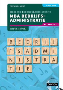 D. de Vries MBA Bedrijfsadministratie met resultaat -   (ISBN: 9789463173773)