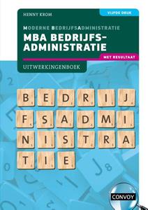 H.M.M. Krom MBA Bedrijfsadministratie met resultaat -   (ISBN: 9789463173797)