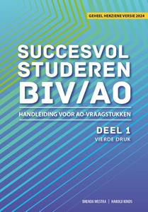 Brenda Westra, Harold Kinds Succesvol studeren voor BIV/AO - deel 1 -   (ISBN: 9789083014630)