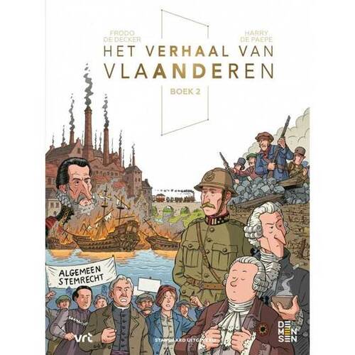 Harry de Paepe Het verhaal van Vlaanderen strip 2 -   (ISBN: 9789002276446)