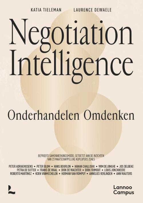 Katia Tieleman, Laurence Dewaele Negotiation Intelligence -   (ISBN: 9789020965667)