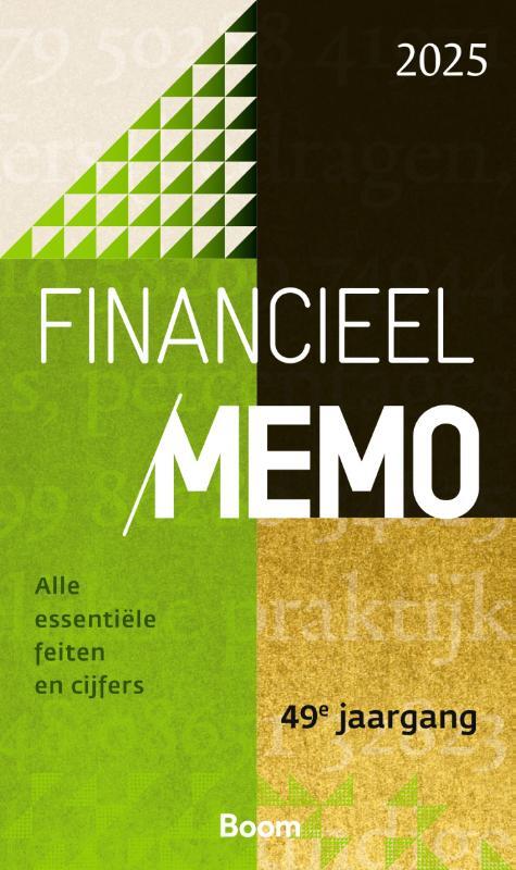 Tim de Bondt Financieel memo 2025 -   (ISBN: 9789024470815)