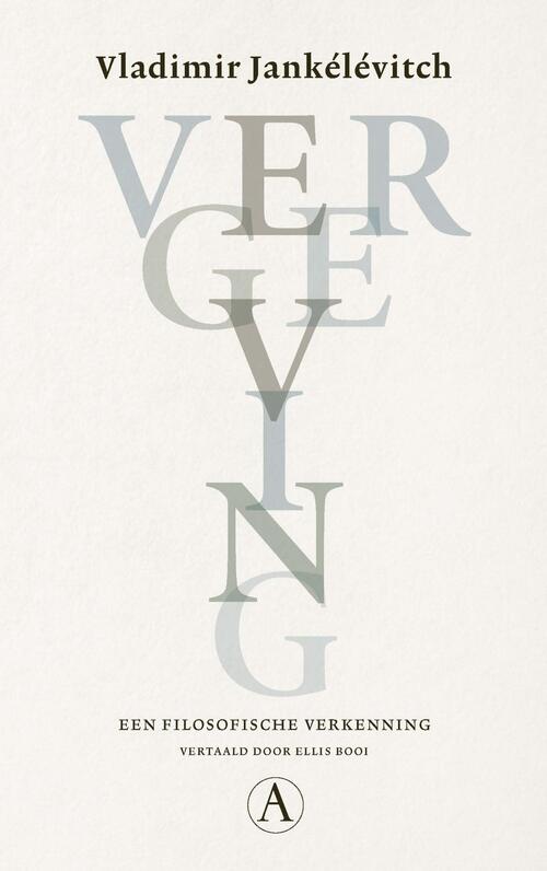 Vladimir Jankélévitch Vergeving -   (ISBN: 9789025317065)