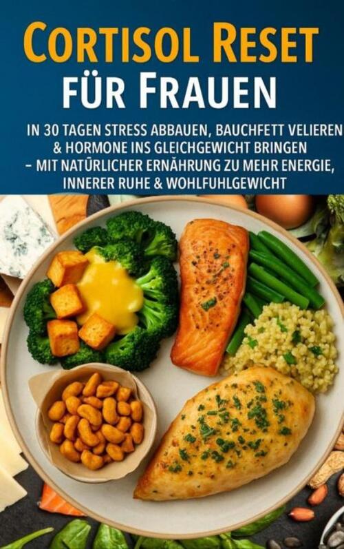 Marie Leckerbissen Cortisol Reset für Frauen: In 30 Tagen Stress abbauen, Bauchfett verlieren & Hormone ins Gleichgewicht bringen -   (ISBN: