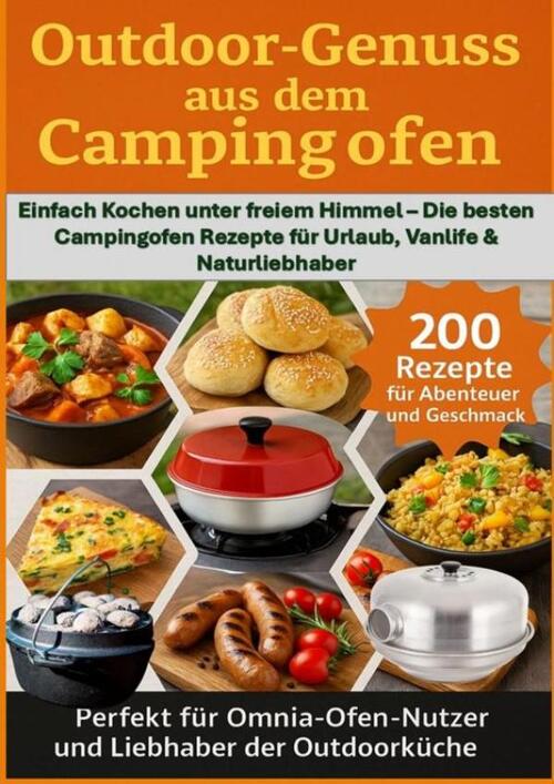Julia Recipemaster Outdoor Genüsse aus dem Campingofen: -Perfekt für Omnia-Ofen-Nutzer und Liebhaber der Outdoorküche -   (ISBN: 9789403813714)