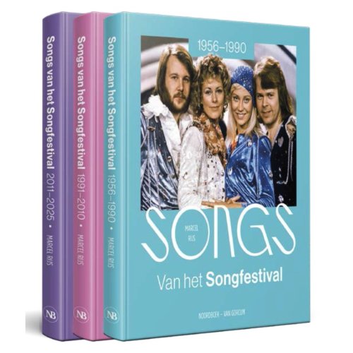 20 Leafdesdichten Bv Bornmeer Alle Songs Van Het Songfestival (Set Van 3) - Marcel Rijs