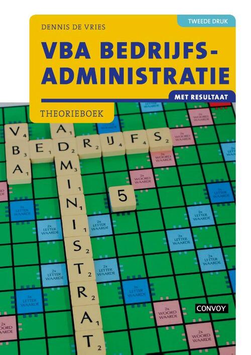 D. de Vries VBA Bedrijfsadministratie met resultaat -   (ISBN: 9789463175159)