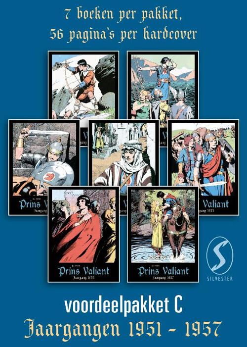 Hal Foster Prins Valiant PAKKET C: deel 15-21 -   (ISBN: 9789464842968)