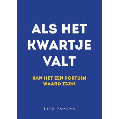 Uitgeverij Wisewords Als Het Kwartje Valt - Zeya Yohana