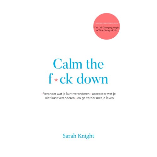 Vbk Media Calm The F*ck Down - Sarah Knight