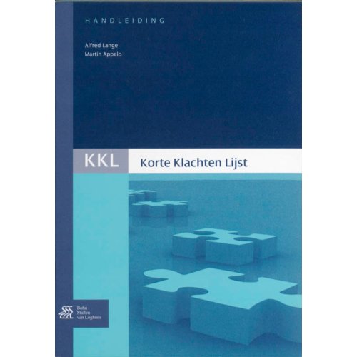 Bsl Media & Learning Korte Klachten Lijst (Kkl) - Handleiding - Alfred Lange