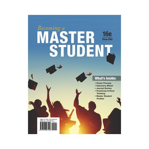 Van Ditmar Boekenimport B.V. Becoming A Master Student - Dave (Author, Facilitator, and C