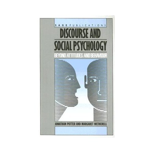 Sage Discourse And Social Psychology - Potter, Jonathan