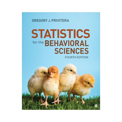 Sage Statistics For The Behavioral Sciences - Privitera, Gregory J.