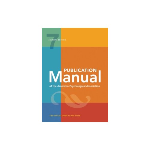 Paagman Publication manual of the american psychological association