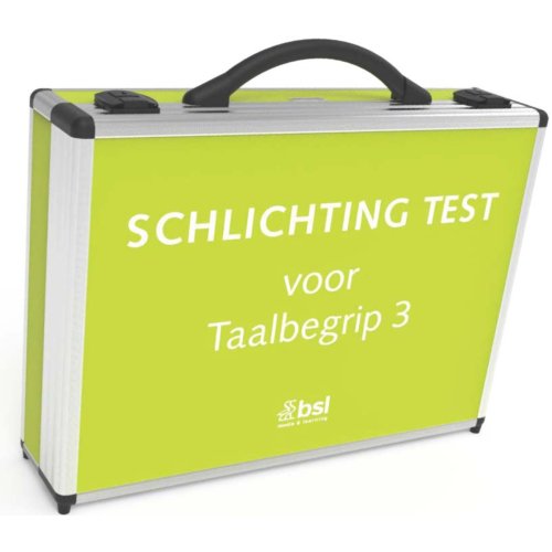 Bsl Media & Learning Schlichting Test Voor Taalbegrip 3 - Complete Set - L. Schlichting