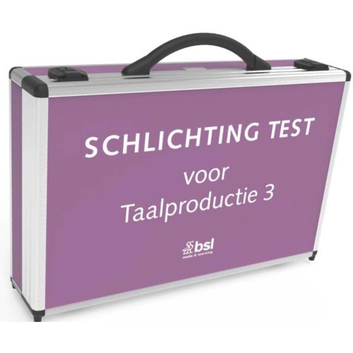Bsl Media & Learning Schlichting Test Voor Taalproductie 3 - Complete Set - L. Schlichting