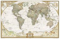 National Geographic Maps National Geographic Map World Executive, enlarged, laminated, Planokarte
