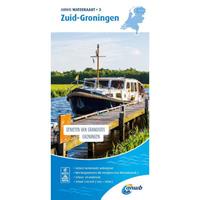 ANWB waterkaart: Zuid-Groningen