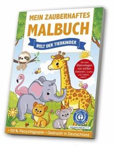 Media Mein zauberhaftes Malbuch: Welt der Tierkinder