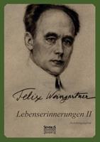 Lebenserinnerungen II. Autobiographie