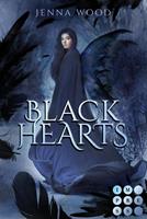 Jenna Wood Die Black-Reihe 1: Black Hearts:Düsterer Fantasy-Liebesroman über eine Todesfee und ihren dämonischen Bodyguard 