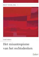 Lode Frederix Het misantropisme van het rechtsdenken -  (ISBN: 9789044137545)