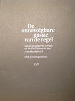 Dick Kleinlugtenbelt, Jean Baudrillard De onnavolgbare passie van de regel -  (ISBN: 9789071346439)