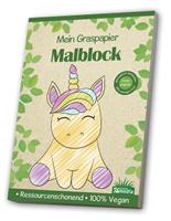 Malblock Graspapierv - Kleinkind / Einhorn