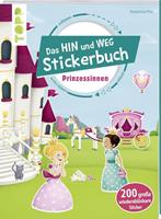 Natascha Pitz Das Hin-und-weg-Stickerbuch Prinzessinnen