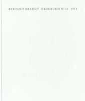 Bertolt Brecht Tagebuch No. 10. 1913