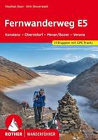 Bergverlag Rother - Fernwanderweg E5 - Wandelgids 13. aktualisierte Auflage 2024